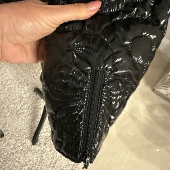 Anne Fontaine Black Quilted Women's Jacket size 40 - Picture 5 of 8